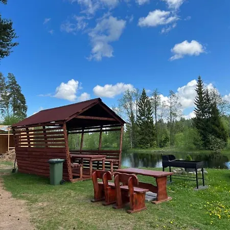A House With A Sauna At Arturs 펜션 *