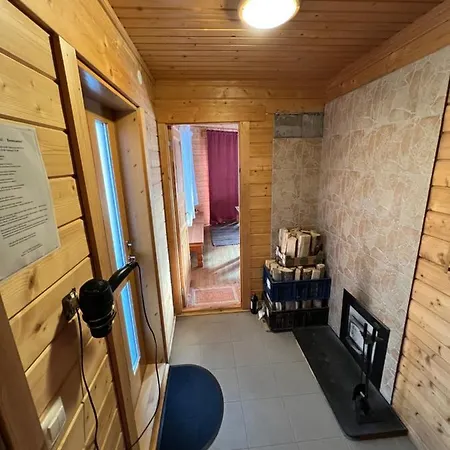 펜션 A House With A Sauna At Arturs *