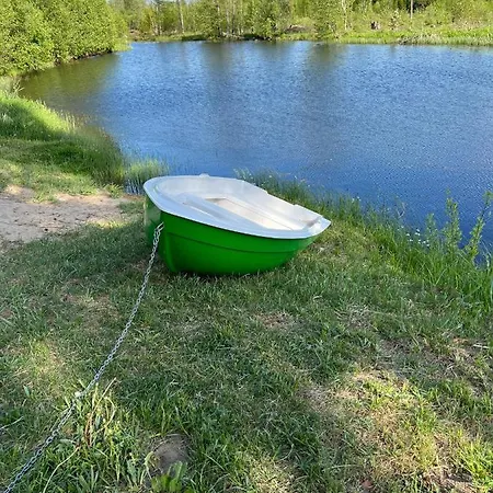 펜션 A House With A Sauna At Arturs