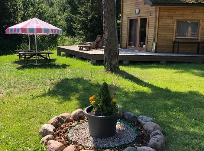 펜션 A House With A Sauna At Arturs Romeda