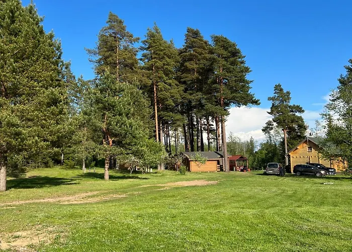 펜션 A House With A Sauna At Arturs