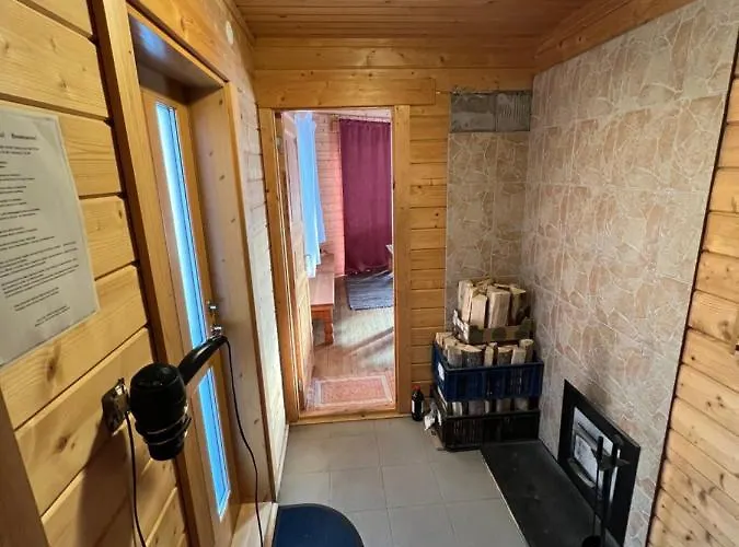 펜션 A House With A Sauna At Arturs *